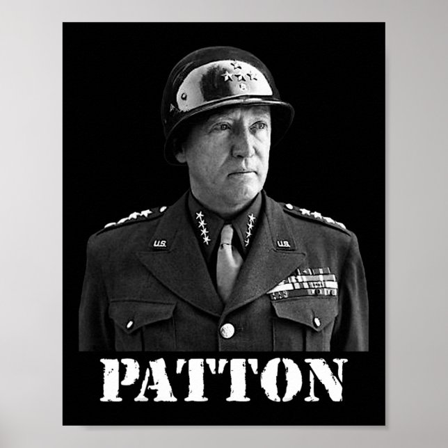 Affiche George Patton World War Ii Victoire Memorial Indep (Devant)