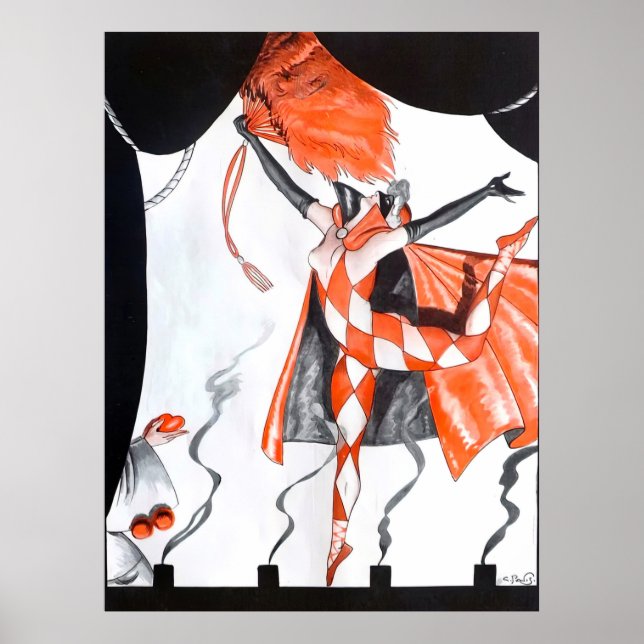 Affiche George Pavis - L'Eternelle Pantomime, 1923 (Devant)