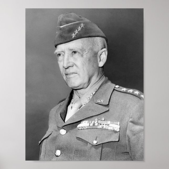 Affiche George S. Patton Portrait (Devant)