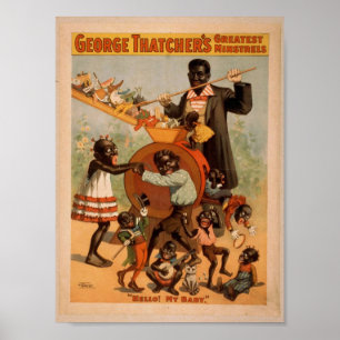 Affiche George Thatcher, "bonjour ! Mon bébé" Theate