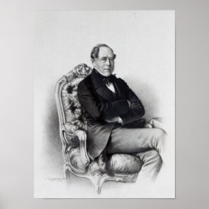 Affiche George Villiers, 4e comte de Clarendon, 1856