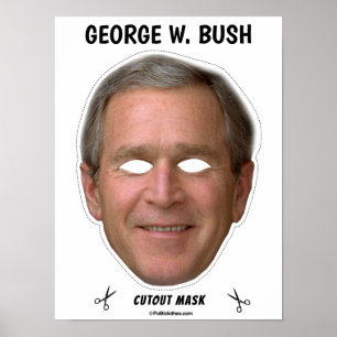 Affiche GEORGE W. BUSH Halloween Mask