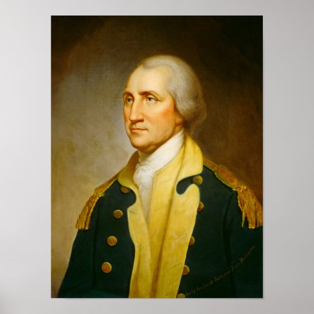 Affiche George Washington, 1859 par Rembrandt Peale (Devant)