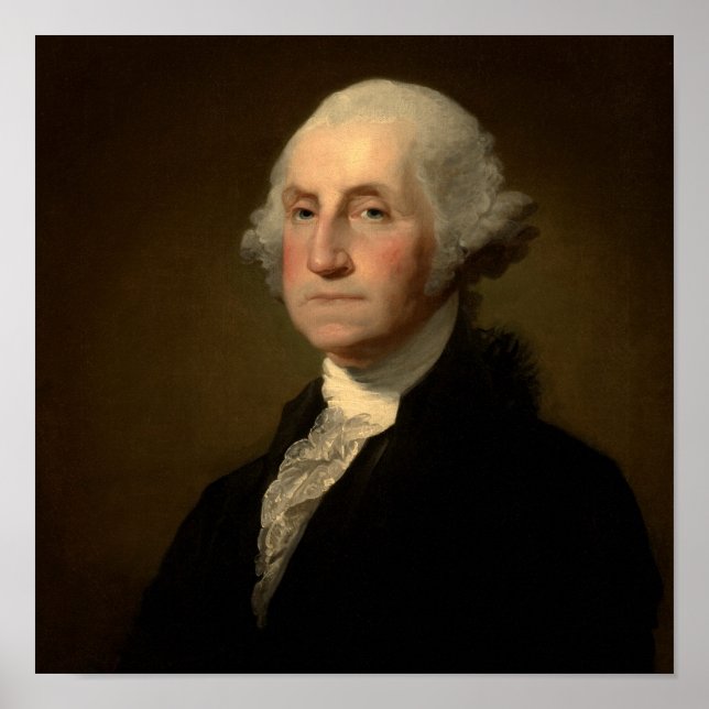 Affiche George Washington 1er président américain par Stua (Devant)