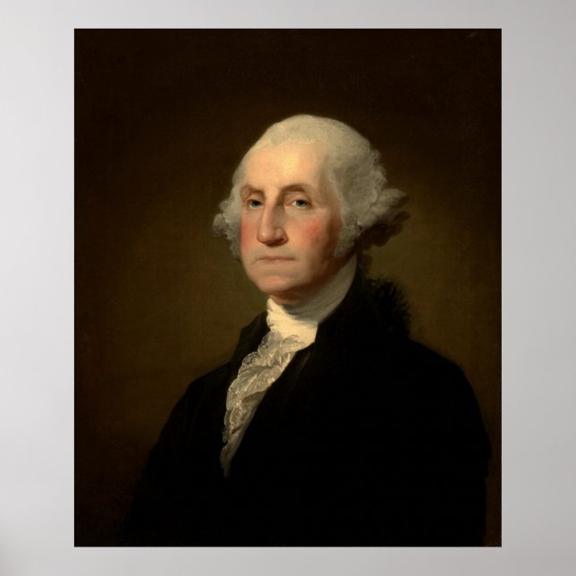 Affiche George Washington 1st American President by Stuart (Devant)