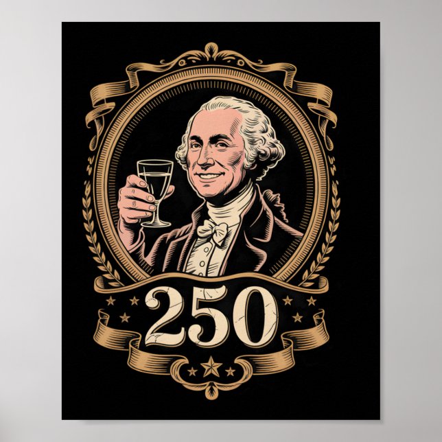 Affiche George Washington 250e anniversaire de naissance R (Devant)