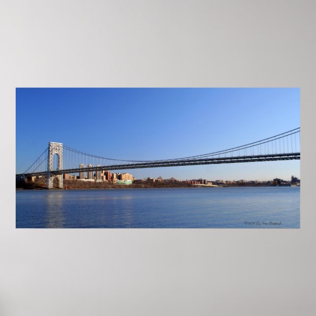 Affiche George Washington Bridge Imprimer (Devant)