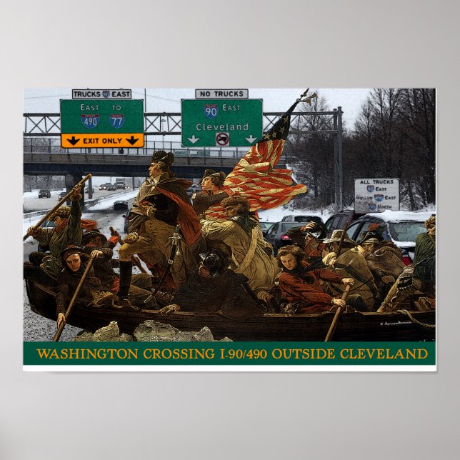 Affiche George Washington Crossing I-490 (Devant)