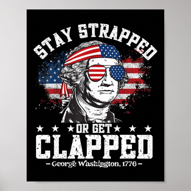 Affiche George Washington Reste bloquée ou se fait applaud (Devant)