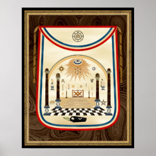 Affiche George Washington's Masonic Apron Art