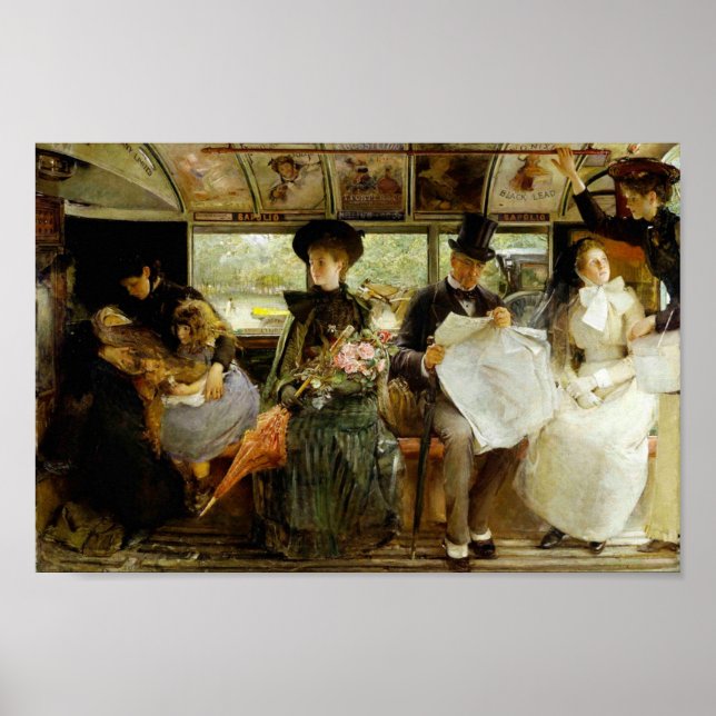 Affiche George William Joy, Bayswater Omnibus, Fine Art (Devant)
