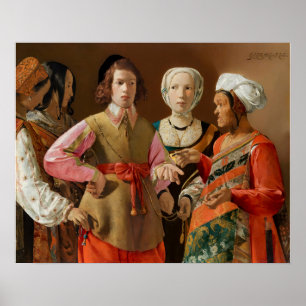 Affiche Georges de la Tour - Le caisson Fortune