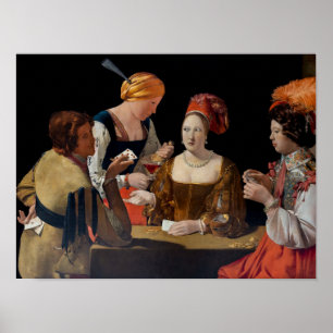 Affiche Georges de la Tour - Tricheur à l'As de Carreaux