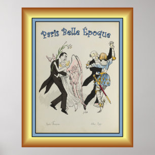 Affiche Georges Goursat ~ Paris Belle Époque ~1913 ~ Post
