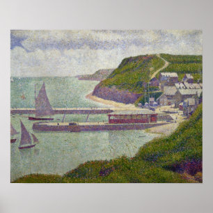 Affiche Georges Pierre Seurat Port à Port-en-Bessin
