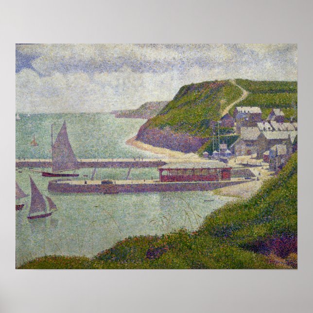 Affiche Georges Pierre Seurat | Port à Port-en-Bessin (Devant)