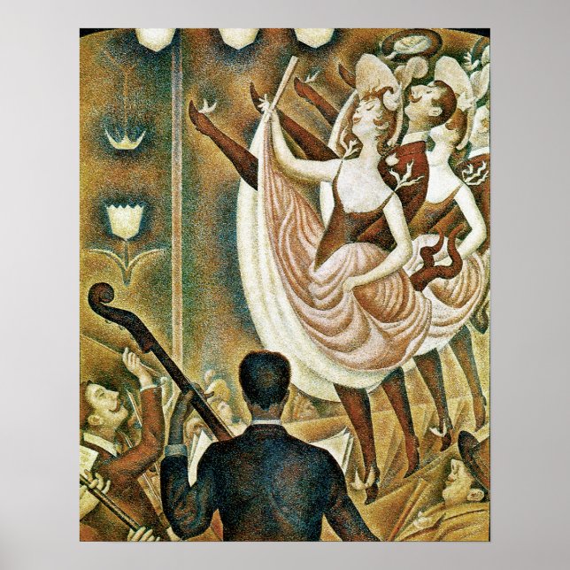 Affiche Georges Seurat - Le Chahut (Devant)