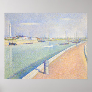 Affiche Georges Seurat - Le Chenal de Gravelines
