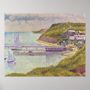 Affiche Georges Seurat - Port-en-Bessin à High Tide