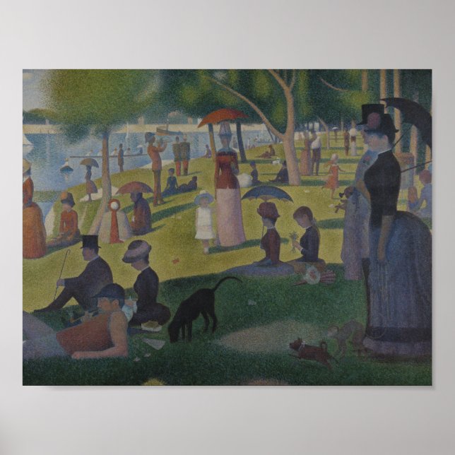 Affiche Georges Seurat - Un dimanche sur La Grande Jatte (Devant)