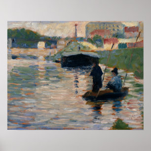 Affiche Georges Seurat - vue de la Seine