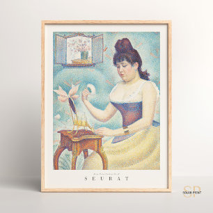 Affiche Georges Seurat Young Woman Powderself Art