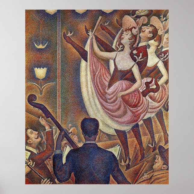Affiche Georges Seurat's Le Chahut (1890) - Danseurs (Devant)