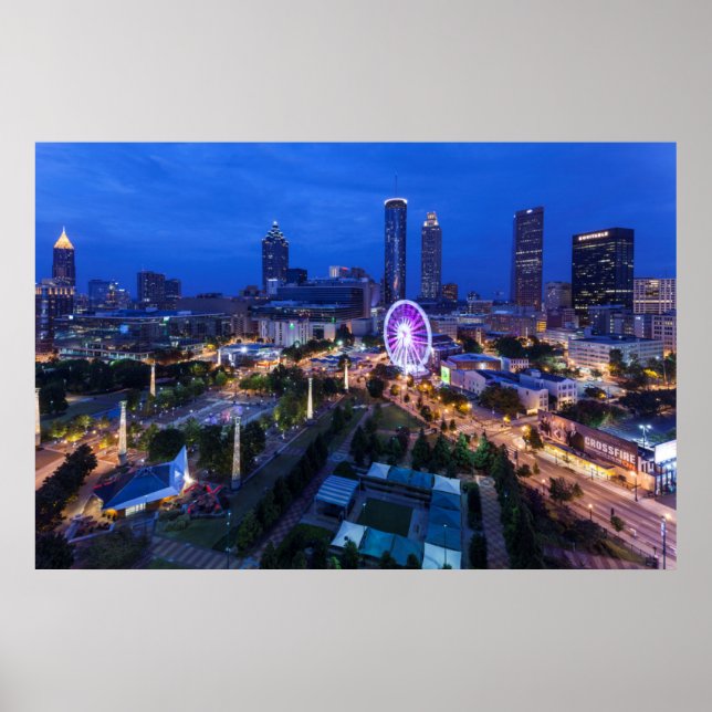 Affiche Georgia, Atlanta, Centennial Olympic Park (Devant)