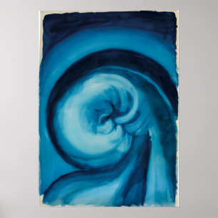 Affiche Georgia O'Keeffe - Bleu I