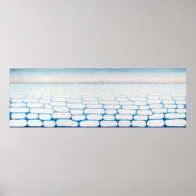 Affiche Georgia O'Keeffe - Ciel au-dessus des nuages IV -  (Devant)