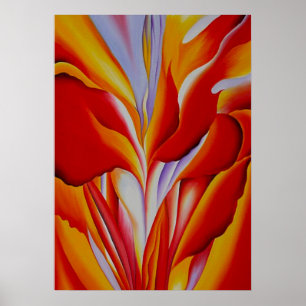 Affiche Georgia O'Keeffe - Flower Abstraction