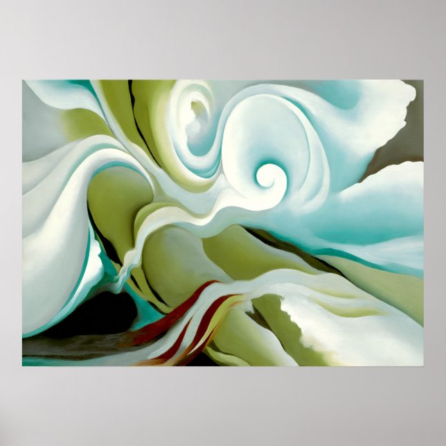 Affiche Georgia O'Keeffe - Forme Nature (Devant)