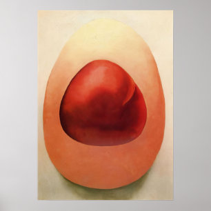Affiche Georgia O'Keeffe - Roches rouges et roses - Précis