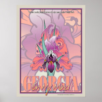 Affiche Géorgie dans mon esprit