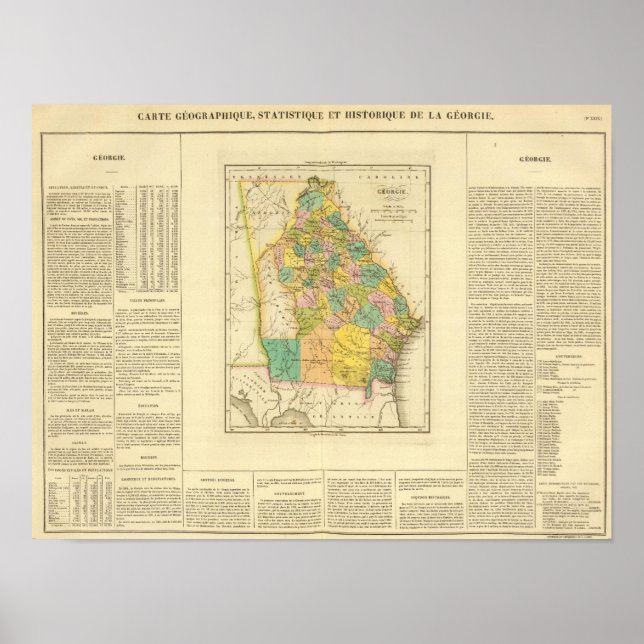 Affiche Géorgie É (Devant)