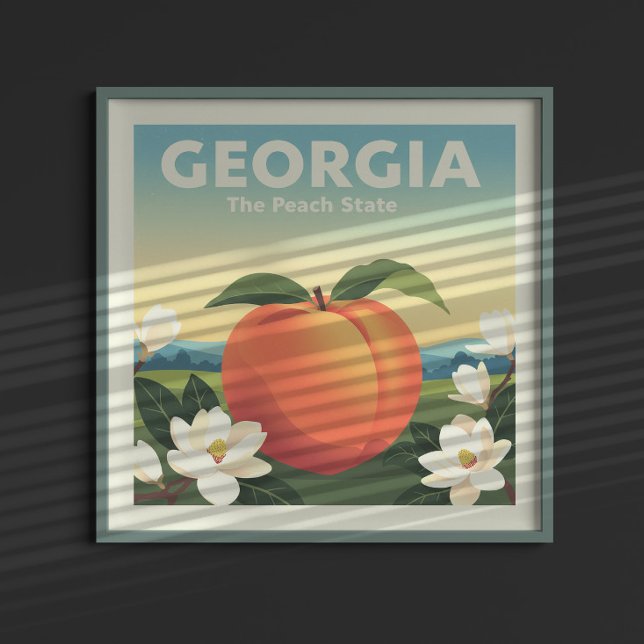 Affiche Géorgie vintage (Créateur téléchargé)
