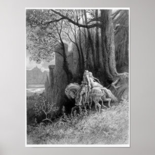 Affiche Geraint et Enid montent loin