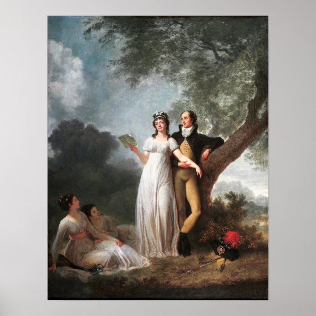 Affiche Gérard - Quatre Personnes Dans Un Parc (Devant)