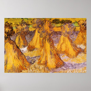 Affiche Gerbier de blé par Vincent van Gogh