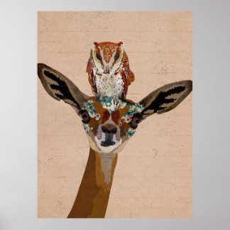 AFFICHE GERENUK & OWL