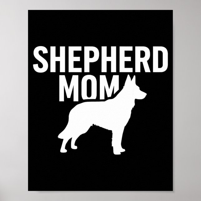 Affiche German Shepherd Art For Women Girls German Shepher (Devant)