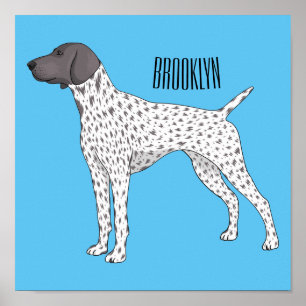 Affiche German Shorthred Pointer dog