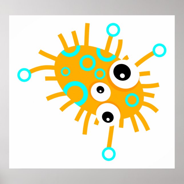 Affiche Germe à anneau bleu (Devant)