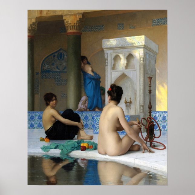 Affiche Gérôme - Après Le Bain (Devant)