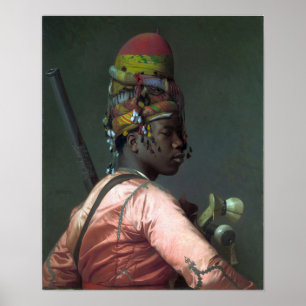 Affiche Gérôme - Black Bashi Bazouk 1869