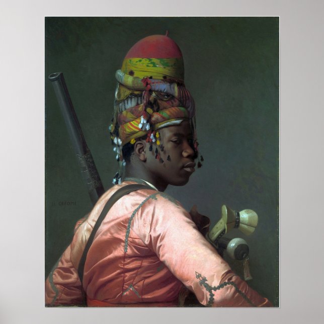 Affiche Gérôme - Black Bashi Bazouk 1869 (Devant)