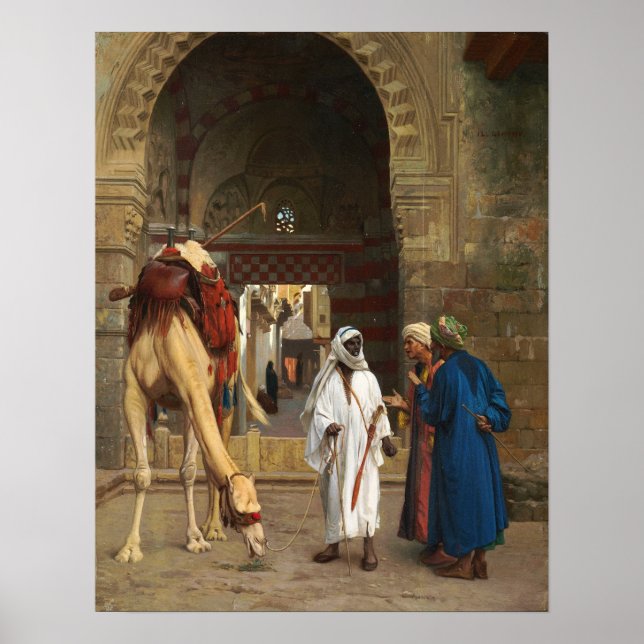 Affiche Gérôme - Conflit arabe 1871 (Devant)