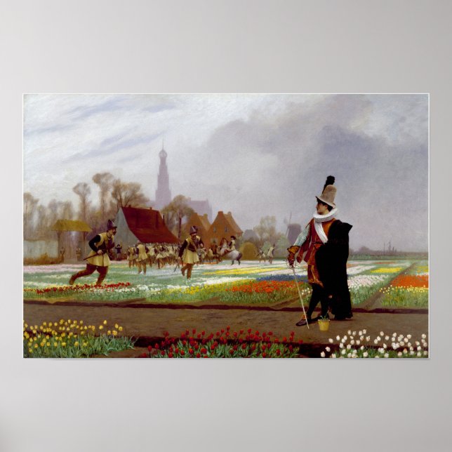 Affiche Gérôme - La folie des tulipes (Devant)