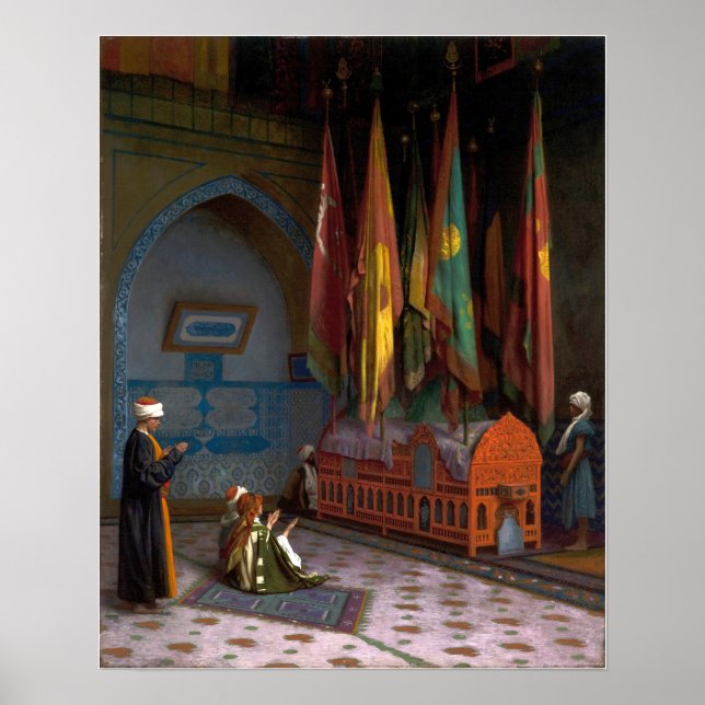 Affiche Gérôme - La Sentinelle Au Tombeau Du Sultan (Devant)