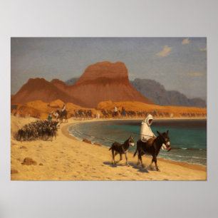 Affiche Gérôme - Le Golfe D'Aqaba 1897